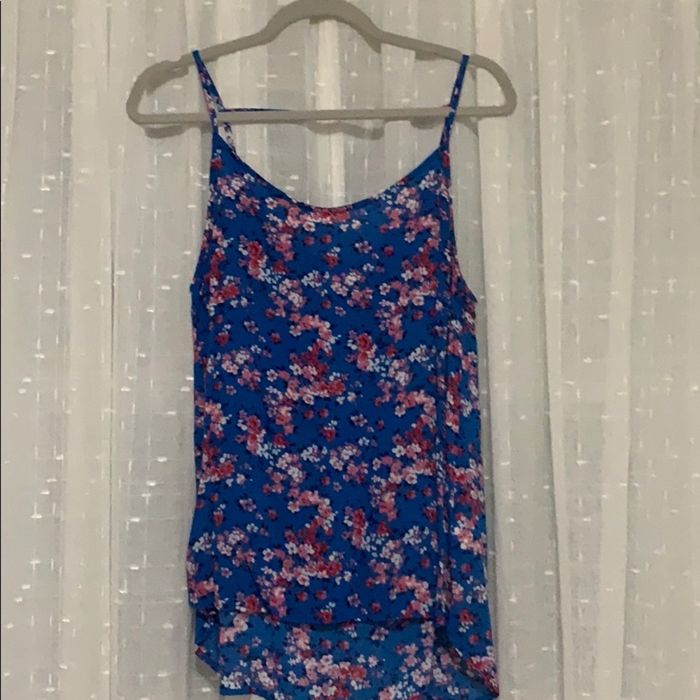 Floral lightweight tank